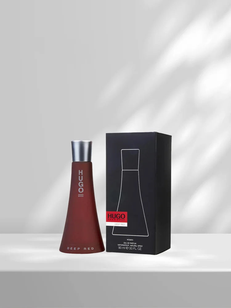 Hugo Deep Red women Eau De Parfum Spray 90ml Floral and fruity notes with original, long-lasting fragrance