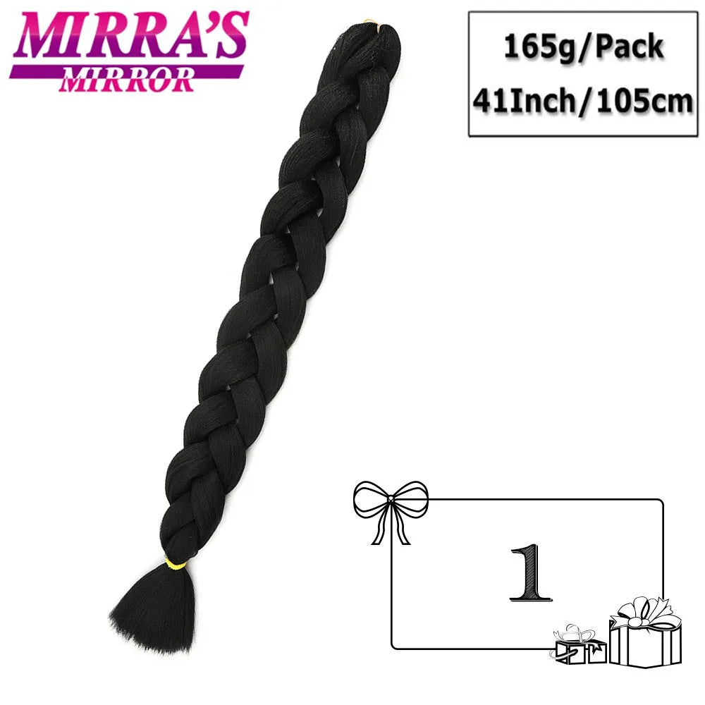 Long Jumbo Braids Hair 82 Inch Synthetic Braiding Hair Extensions Afro Fake Hair High Temperature Fiber Jumbo Box Braids Pink