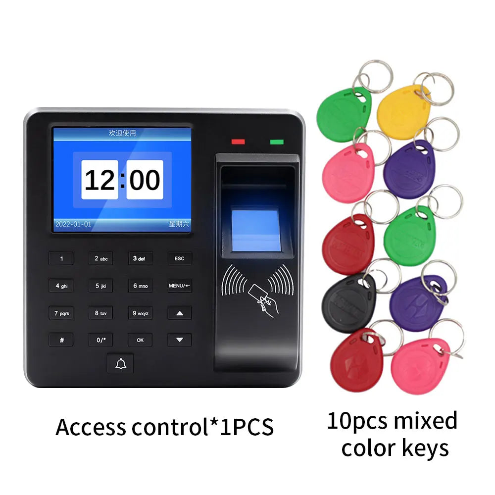Asia-Teco M10H Fingerprint Time & Access Terminal (2.4" TFT)