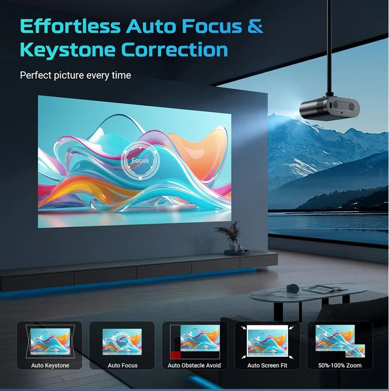 2025 Huaweishi L007 4K Smart Home Cinema Projector