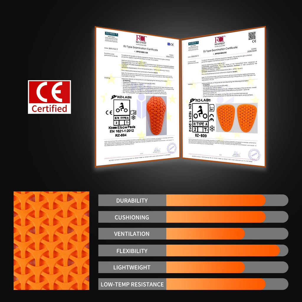 WOSAWE Summer CE1/2 Protective Motorcycle Racing Pants Men's Motocross Off-Road Pants Black Mountain Bike Cycling Moto Pants