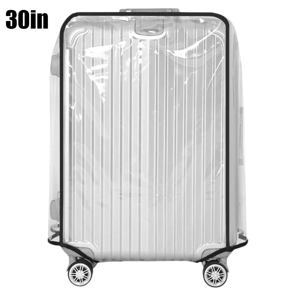 18-30inch Transparent Luggage Protector Cover Waterproof Suitcase Protector Cover Rolling Luggage Suitcase Cover Dustproof Cover