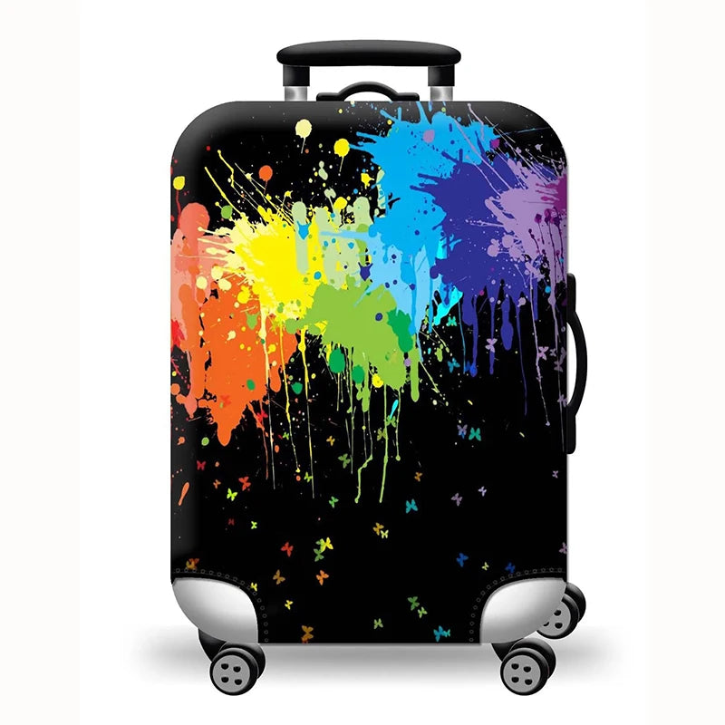 Hot Thick Elastic World Luggage Protective Cover Zipper Suit for 18-32 Inch Bag Suitcase Covers Trolley Cover Travel Accessories