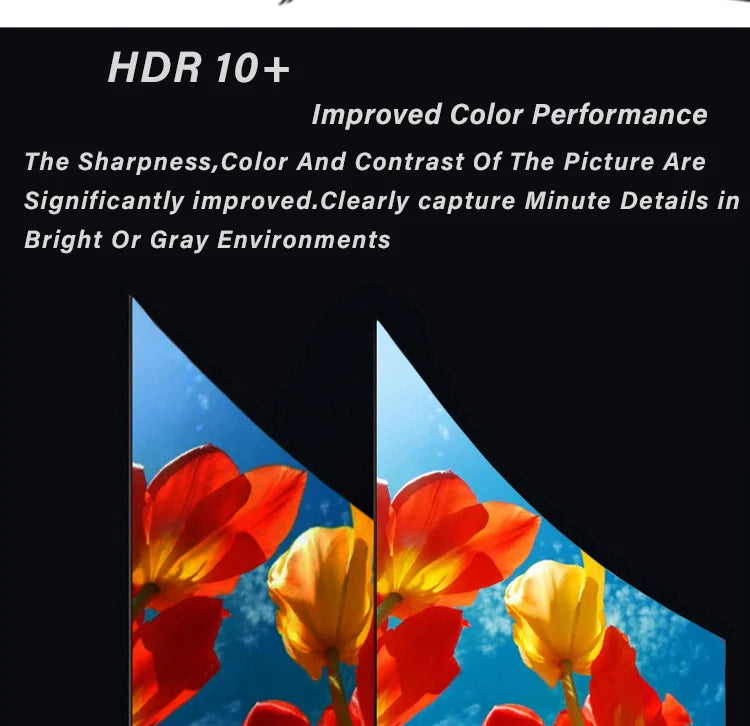 75 Inch Smart TV 4K Ultra HD LED Curved Big Screen Wifi Inteligentes Television