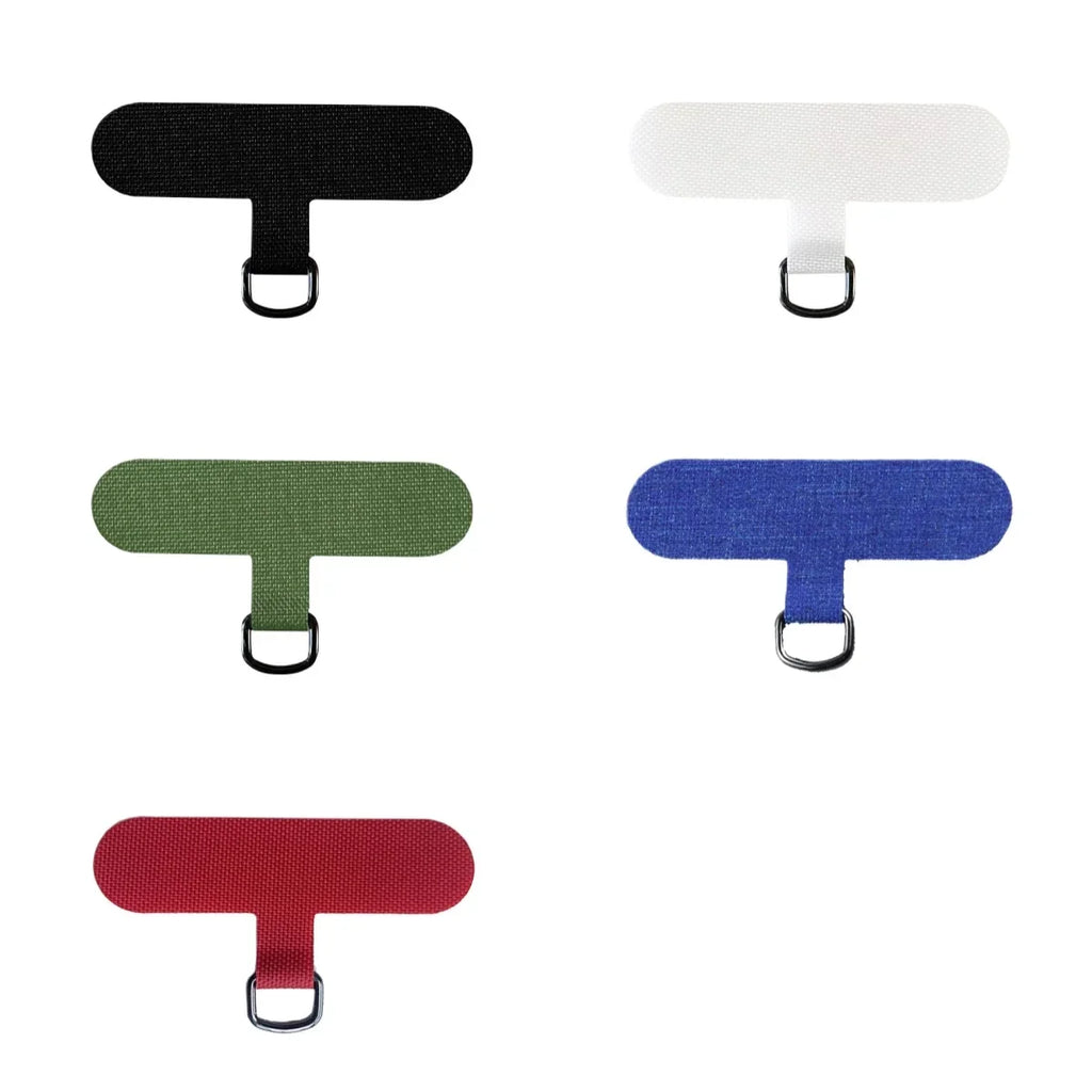 3/5pcs Phone T-shaped Strap Plates - Braid Lanyard Accessories for iPhone 12/13/14/15 & Xiaomi Cases, Weave Card