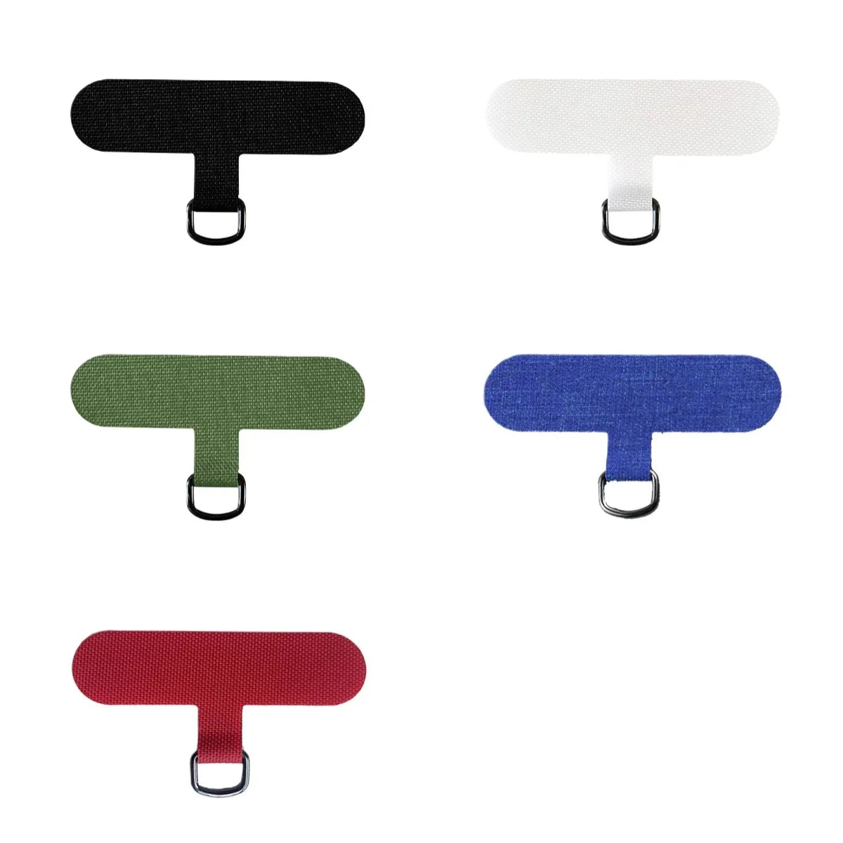 3/5pcs Phone T-shaped Strap Plates - Braid Lanyard Accessories for iPhone 12/13/14/15 & Xiaomi Cases, Weave Card