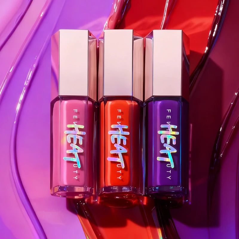 Fenty Beauty Gloss Bomb Lip Glaze Multi-color Moisten Shine Glitter Lip Plumper Makeup Beginner Liquid Lipstick Makeup Cosmetics