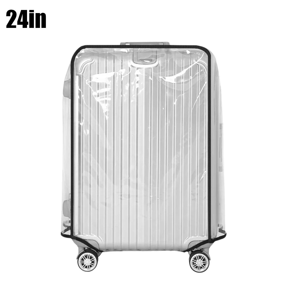 18-30inch Transparent Luggage Protector Cover Waterproof Suitcase Protector Cover Rolling Luggage Suitcase Cover Dustproof Cover
