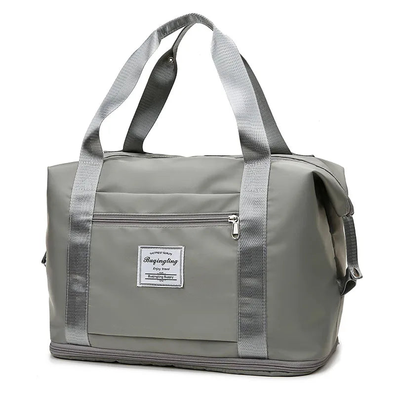 Large Capacity Expanding Double back Travel Bags Luggage Organizer Bag Handbag Waterproof Foldable Travel Clothes Storage Bag