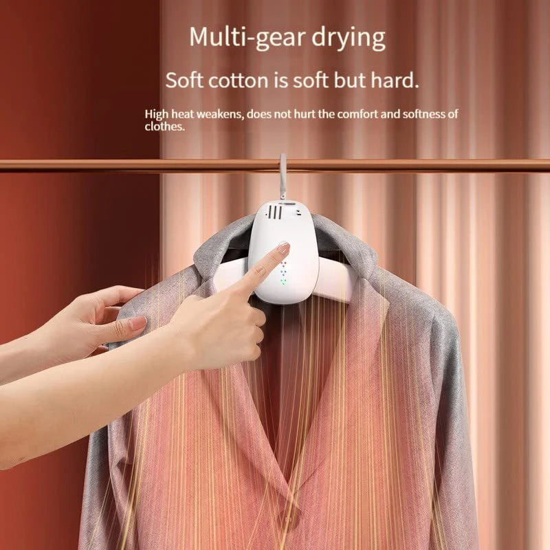 Portable Clothes Dryer Drying Hanger Electric Shoes Clothes Drying Rack Foldable Heater Hanger Machine Travel Laundry Dryer