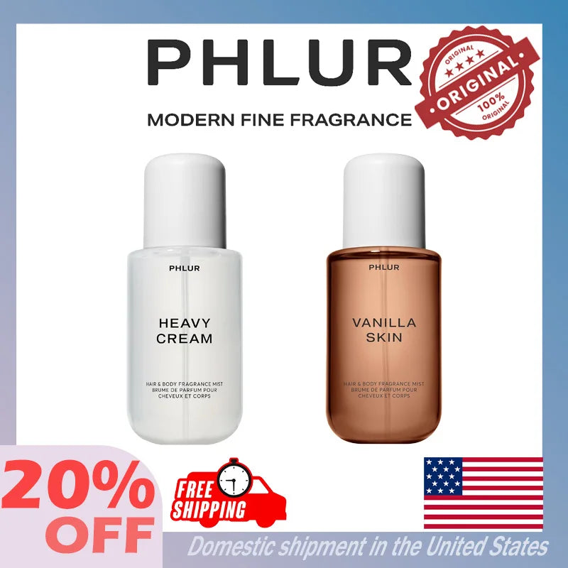 PHLUR Heavy Cream Vanilla Hair & Body Spray – Gourmand Scent (100ml)