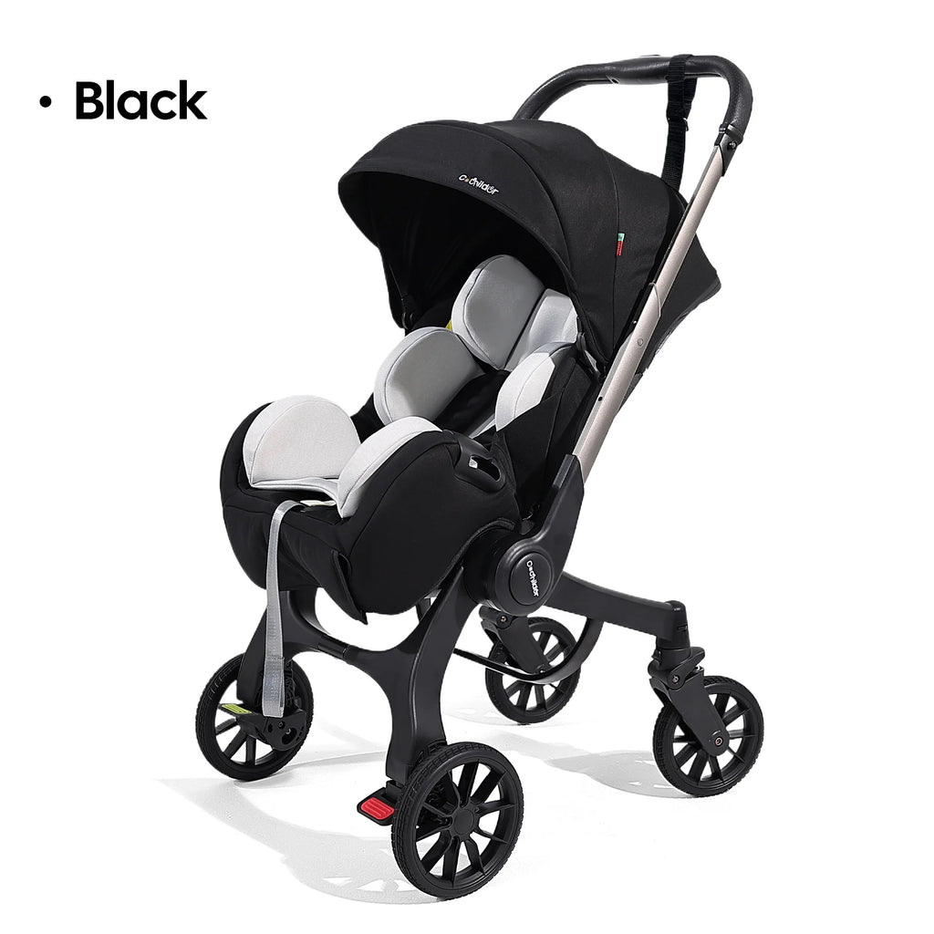 Foldable baby stroller, adjustable backrest lightweight newborn stroller, Suitable for children aged 0-3, Outdoor camping vehicl