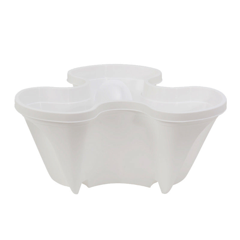 MOONBIFFY Stackable Multi-Tier Flower Pot with Wheels