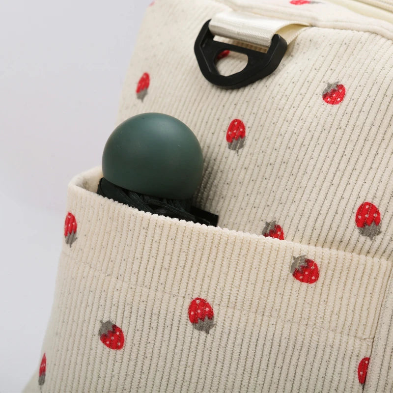 Corduroy Travel Tote Bag Large Capacity Carry On Travel Bag With Shoe Compartment Sports Fitness Bags For Women Duffle Bags