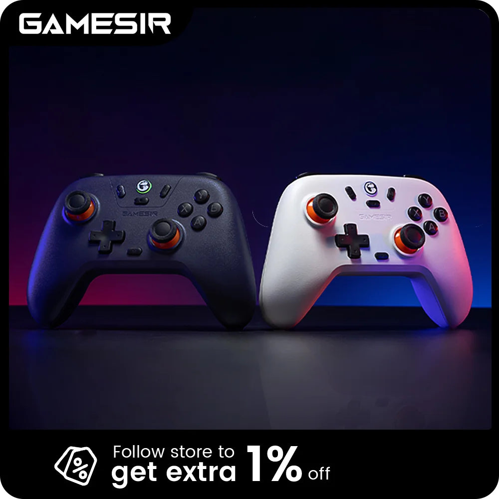 GameSir T4 Nova Lite – Hall Effect Wireless Gamepad (Switch/PC/Android/iOS/Steam)