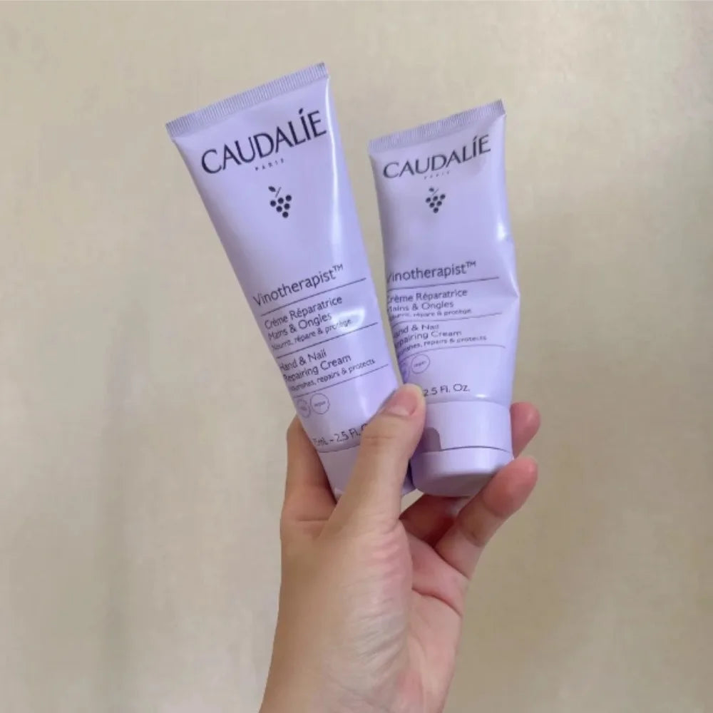 75ml Caudalie Grape Seed Hand Cream Nourishing Anti Dry Crack Moisturizing Hydration Care For Beauty Nail Hand Skin Treatment