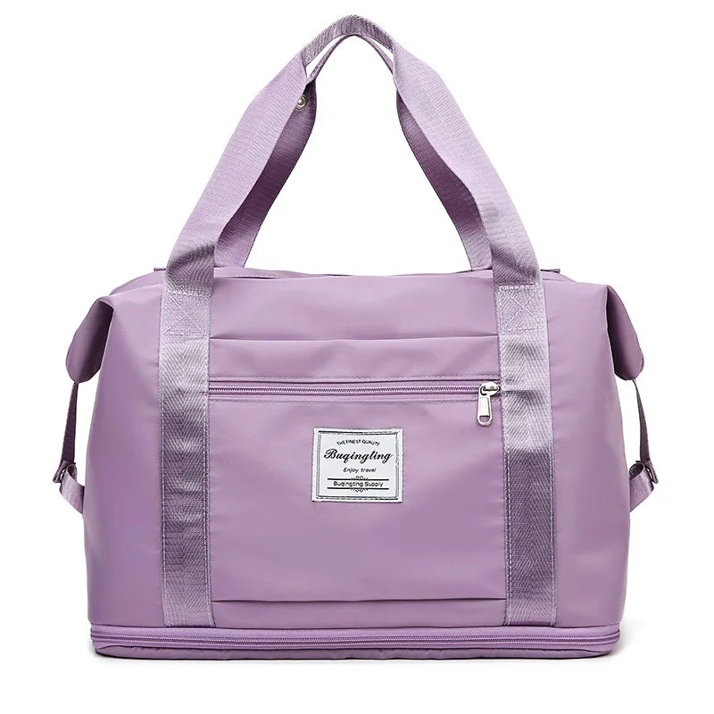 Large Capacity Expanding Double back Travel Bags Luggage Organizer Bag Handbag Waterproof Foldable Travel Clothes Storage Bag