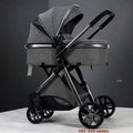 Luxury Baby Stroller 3 in 1 High Landscape Baby Cart Can Sit Can Lie Portable Pushchair Baby Cradel Infant Carrier