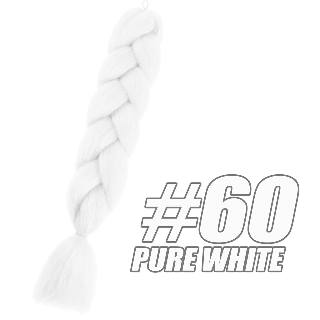 Purple Braiding Hair Pre Stretched Synthetic Kanekalon Crochet Hair Jumbo Braids Extensions Hair Accessories For Girls Braids