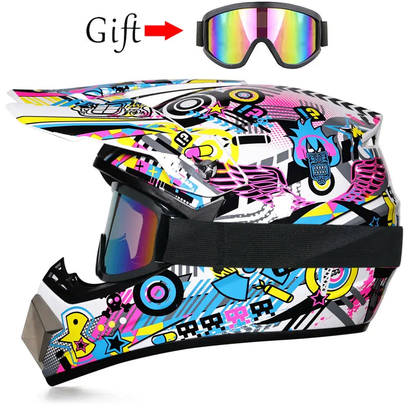 ORZ Kids Motocross Helmet | DOT-Certified Off-Road & Downhill Helmet for Children