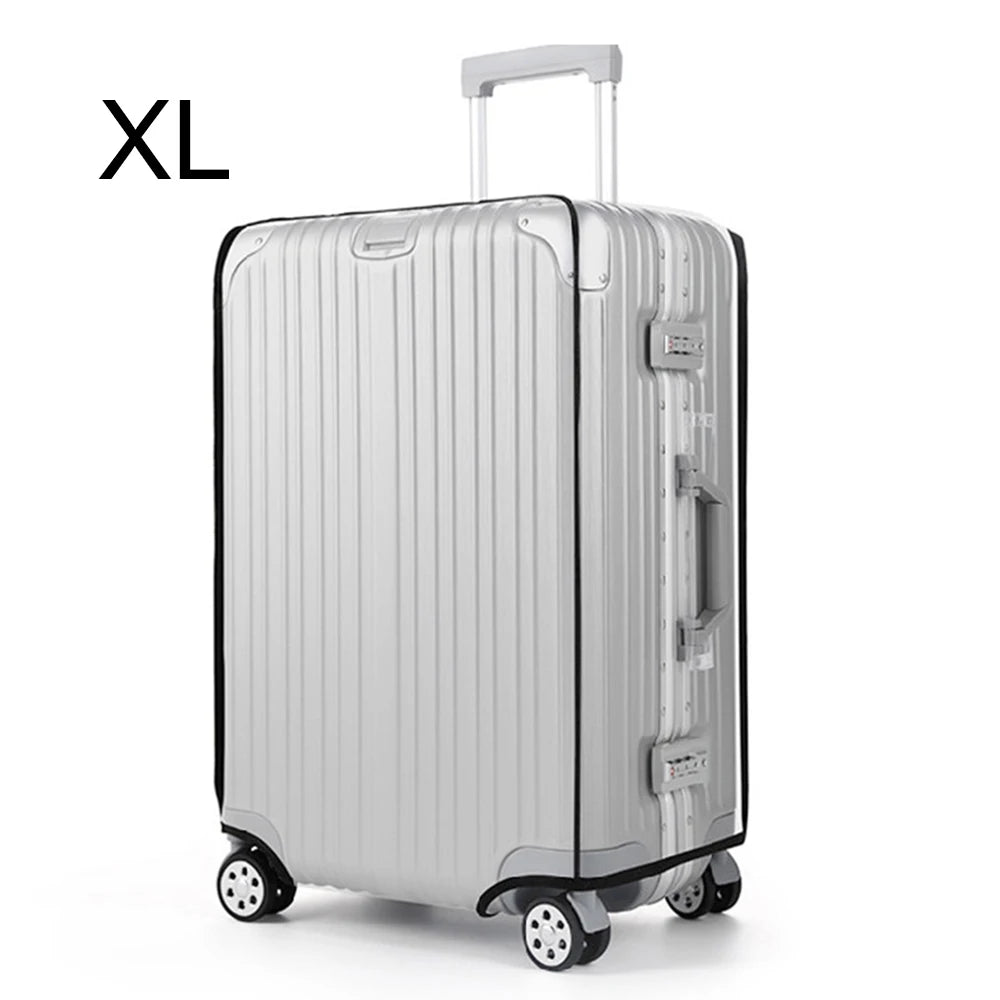 Transparent Pvc Luggage Protective Cover Wheeled Luggage Protective Cover Wear-Resistant Outer Cover Transparent Protective