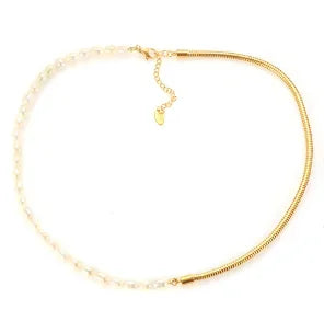 Merci Girl 18K Gold-Plated Triple-Layer Pendant Necklace — Stainless Steel, Waterproof & Colorfast