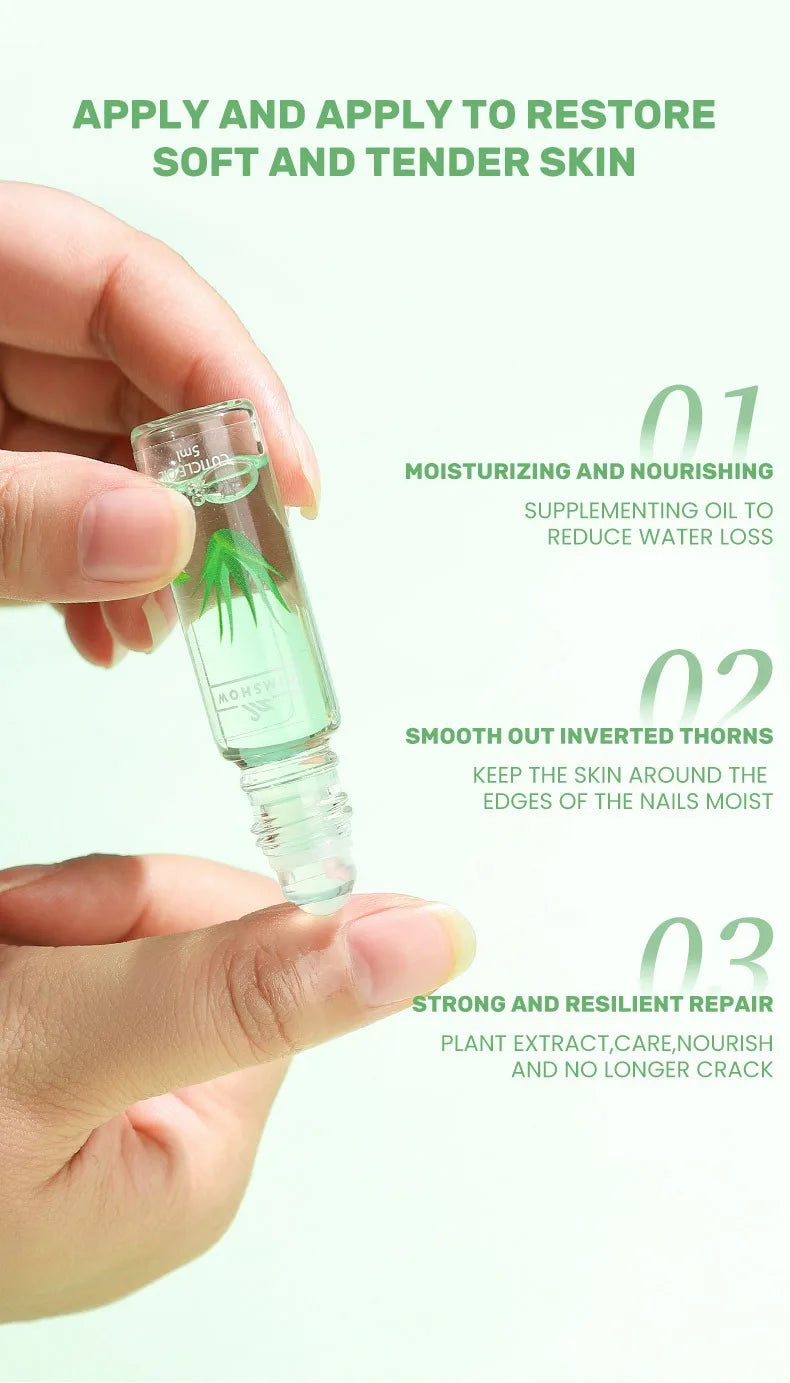 Aloe Cuticle Oil Nail Nutrition Oil Pen Nail Treatment for Beauty Health Edge Oil Cuticle Prevent Agnail Nailfinger Care Tools