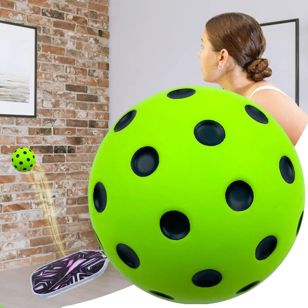 Foam Pickleball Practice Balls — Quiet, Safe & Durable (PU Foam, 2.9")