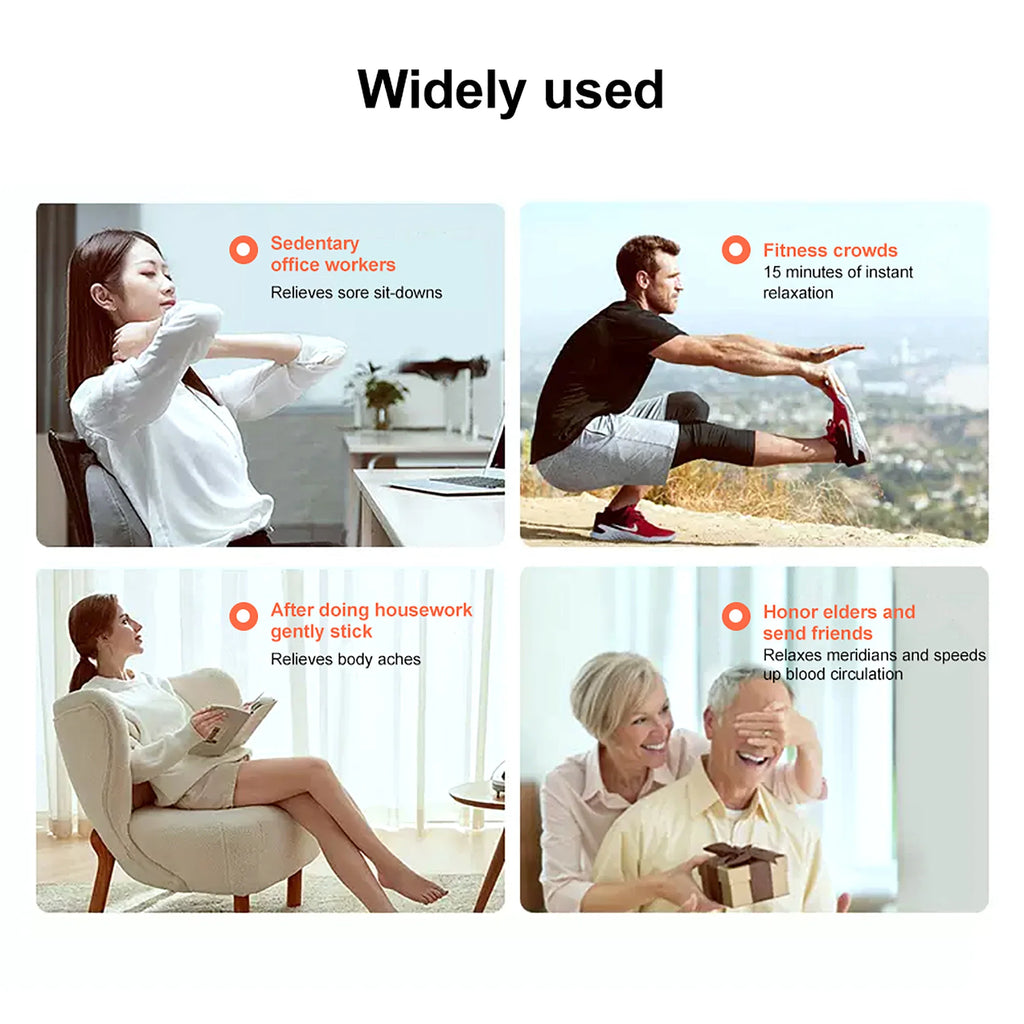 INSMART Mini EMS Neck Massager Patch (8 Modes, 19 Levels)