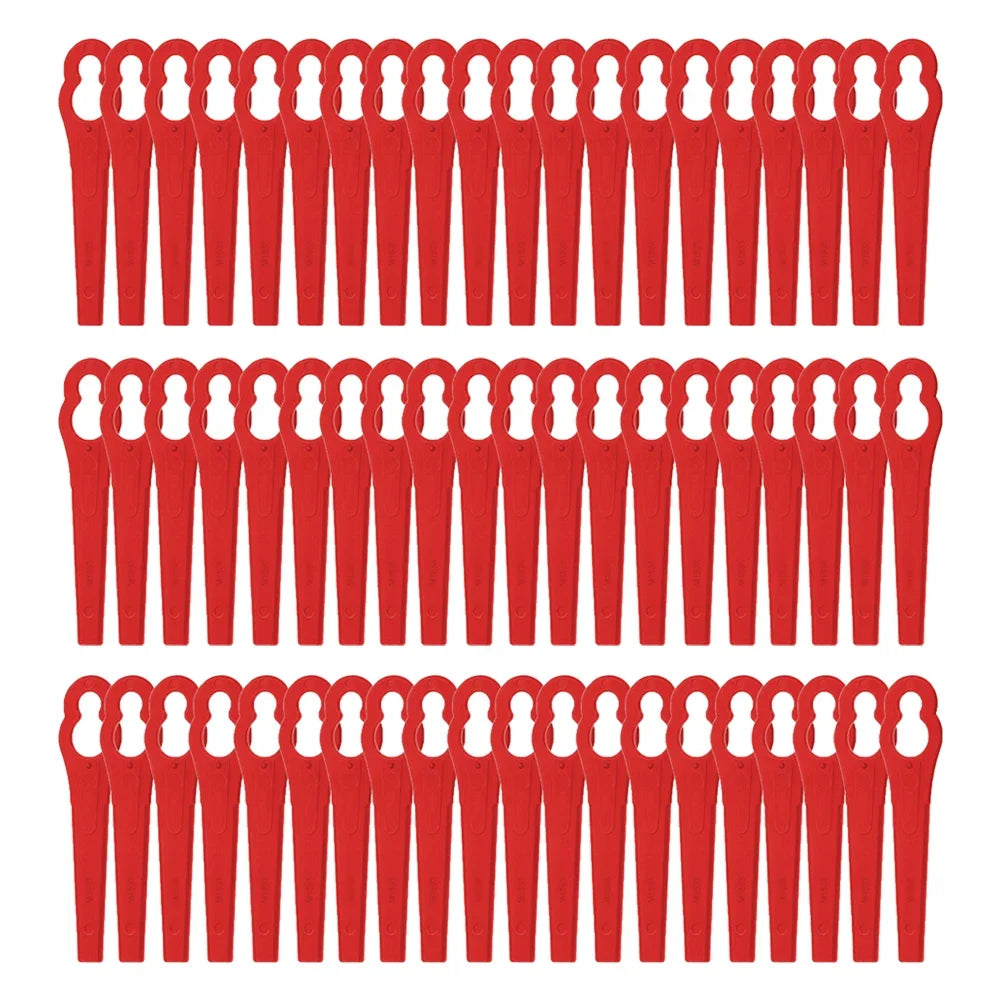 Plastic Trimmer Replacement Blades (20–120 Pack) – For Cordless Grass Trimmers