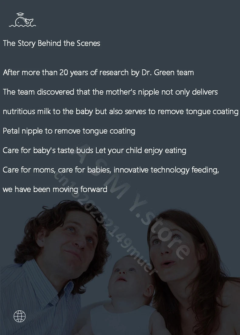 Dr.Green Newborn Baby Bottle Glass 150ml/240ml Wide Mouth Bottle Sealed isolation Fast milk filling Removable/Washable Bottles