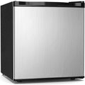 1.7 Cu.Ft Compact Refrigerator with Freezer Featuring Adjustable Thermostat Removable Glass Shelf and Single Reversible Door Id
