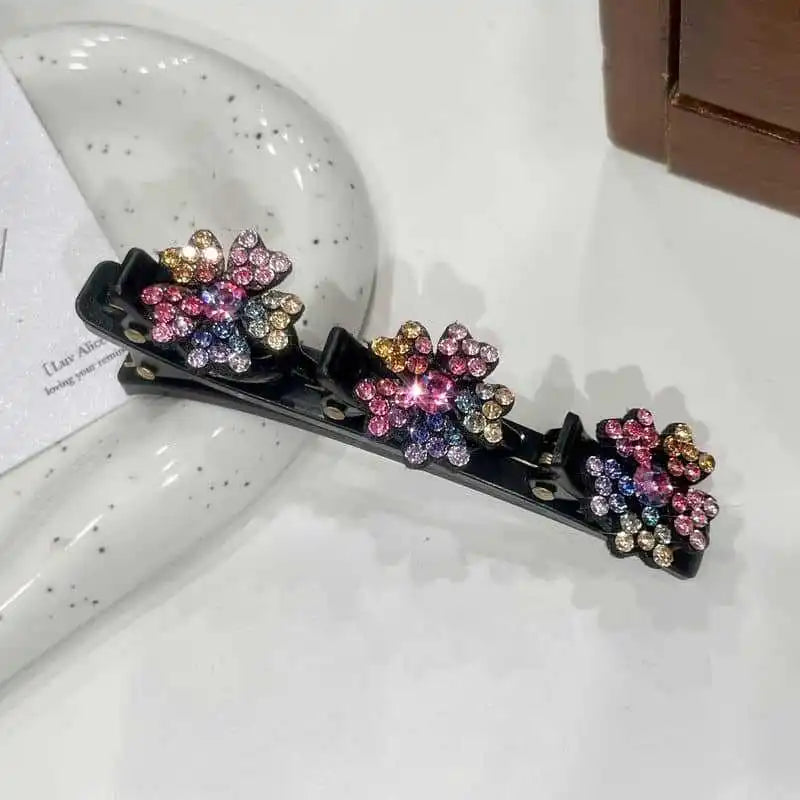 Elegant Butterfly Braided Hair clip for women Korean version Side Clip Fashion Girl Hairpin Hair Accessories duckbill clip