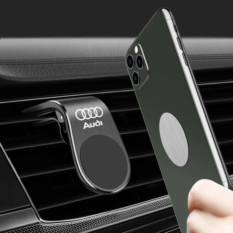 Metal Magnetic Car Phone Holder for Audi A4 B5 B6 A3 A5 A6 C6 C5 A1 A7 A8 Q2 Q3 Q5 Q7 Q8 Accessories styling