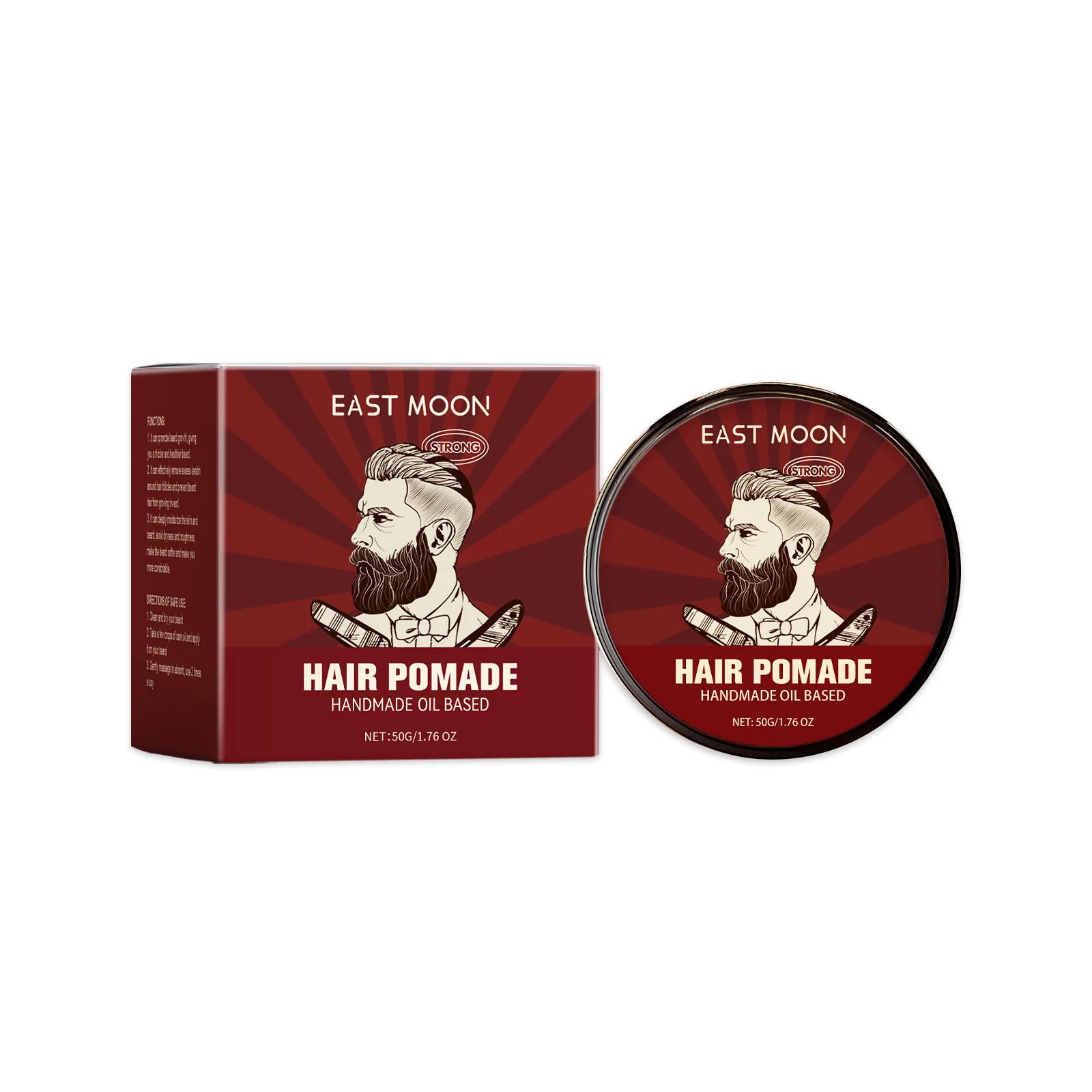 Man Hair Styling Pomade Non-greasy Control Roots Edges Balm Lasting Finished Molding Easy Lock in Water Woman Hair Shaping Waxs