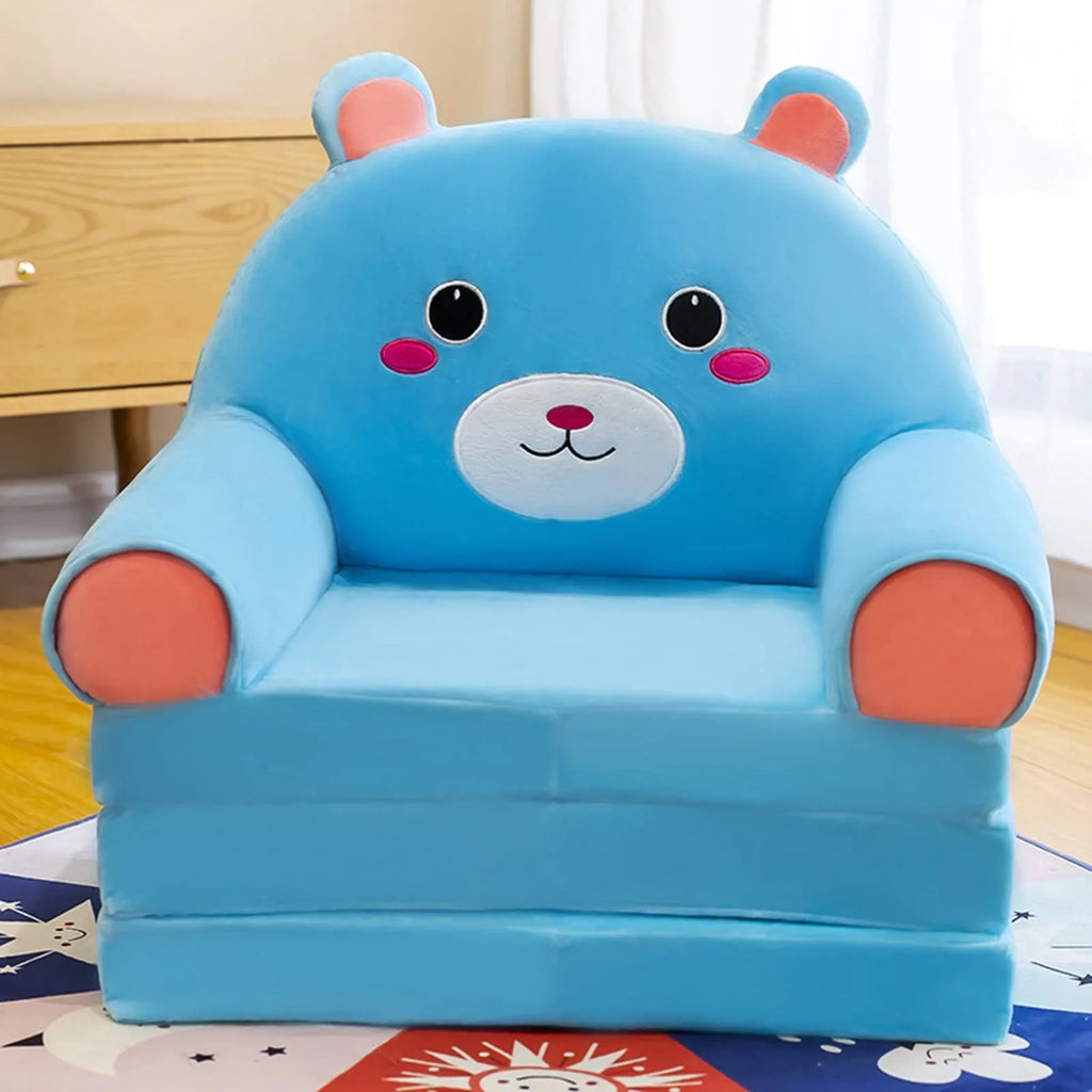 Children'S Two-In-One Multi-Layer Folding Sofa Plush Cartoon Sofa Kindergarten Baby Chair Multi-Functional Children'S Cushion