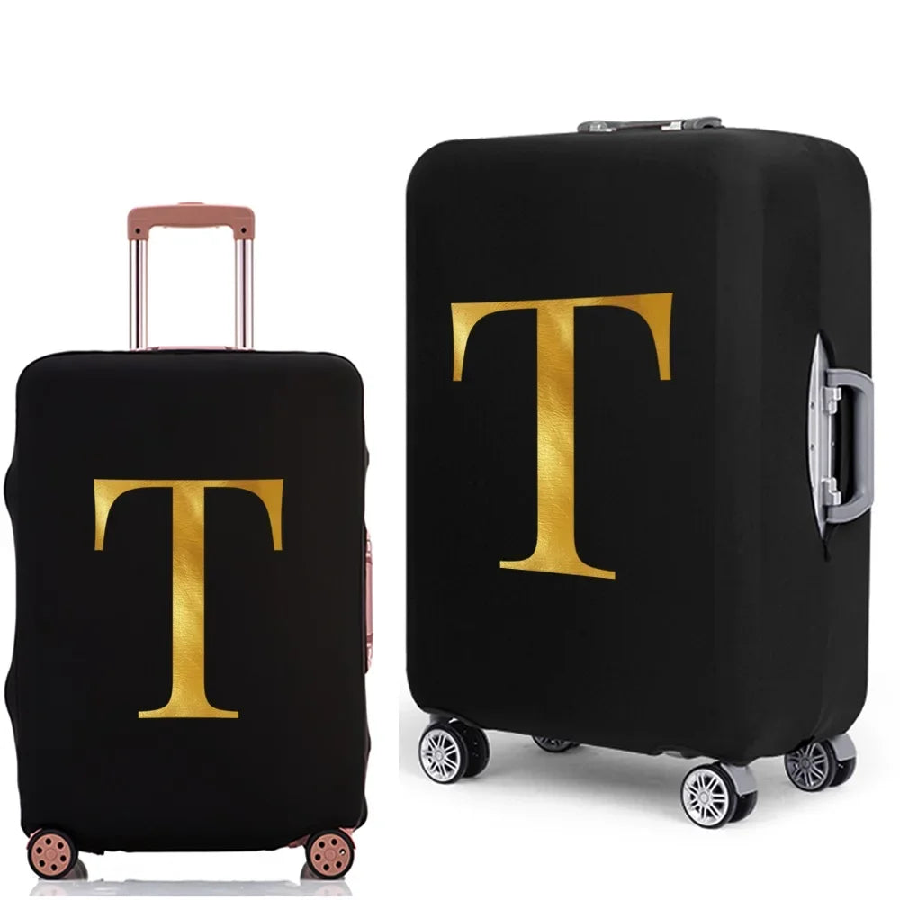 Letter Print Luggage Cover Thicker Suitcase Protective Case Trunk Case Apply Elastic Dust Case for 18" To 32" Travel Accessories