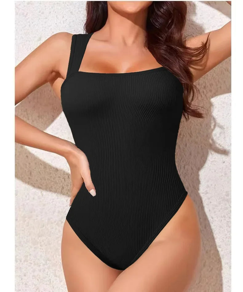 Seamless Thread Knit Bodysuit