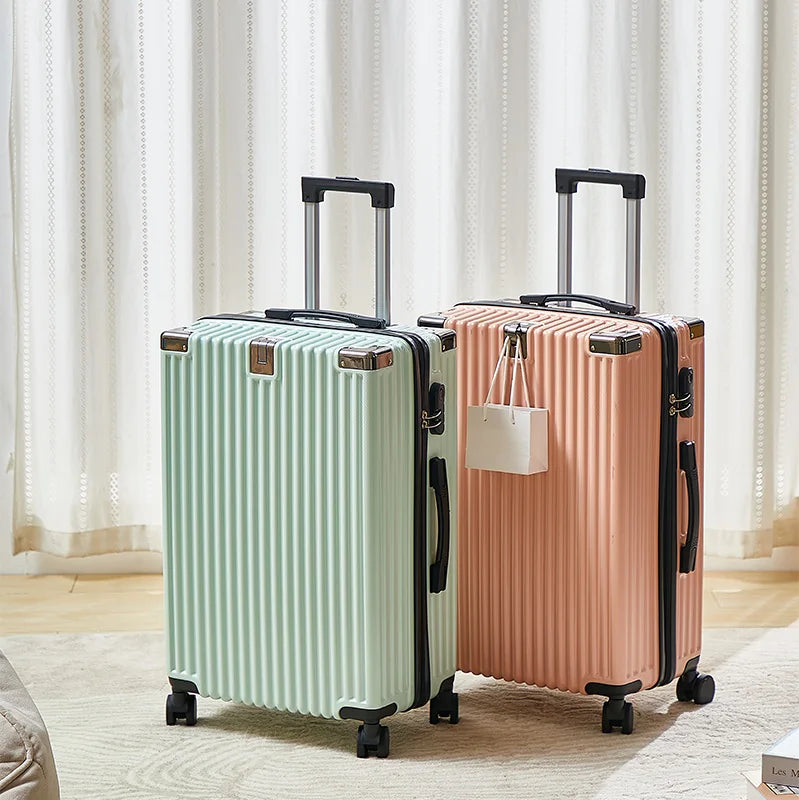 Modern Carry on Trolley CaseCustom Large 20/22/24/26/28 Inch PC ABS Luggage with Combination Lock Wholesale Prices Suitcase