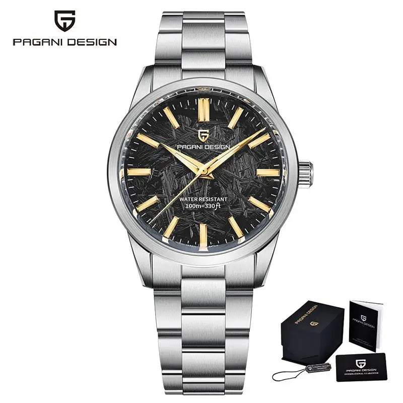 PAGANI DESIGN PD1734 40mm Men's Quartz Wristwatches TMI VH31 Luxury Sapphire Stainless Steel 100M Waterproof Reloj Hombre