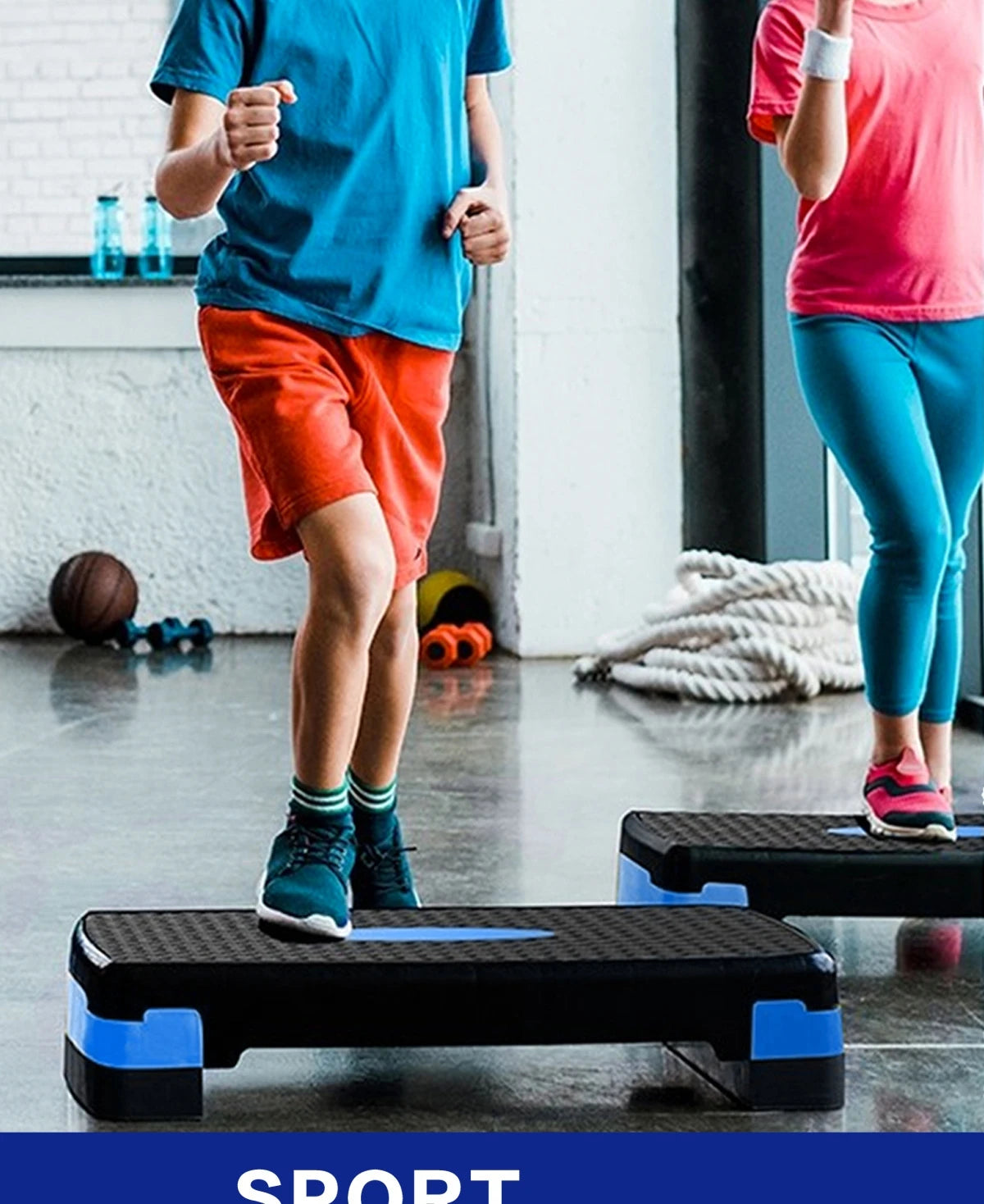 Fitness Steppers Non-slip Cardio Yoga Pedal Home Sports Balance Gym Workout Rhythmic Pedals Aerobic Step Fitness Gym Walking