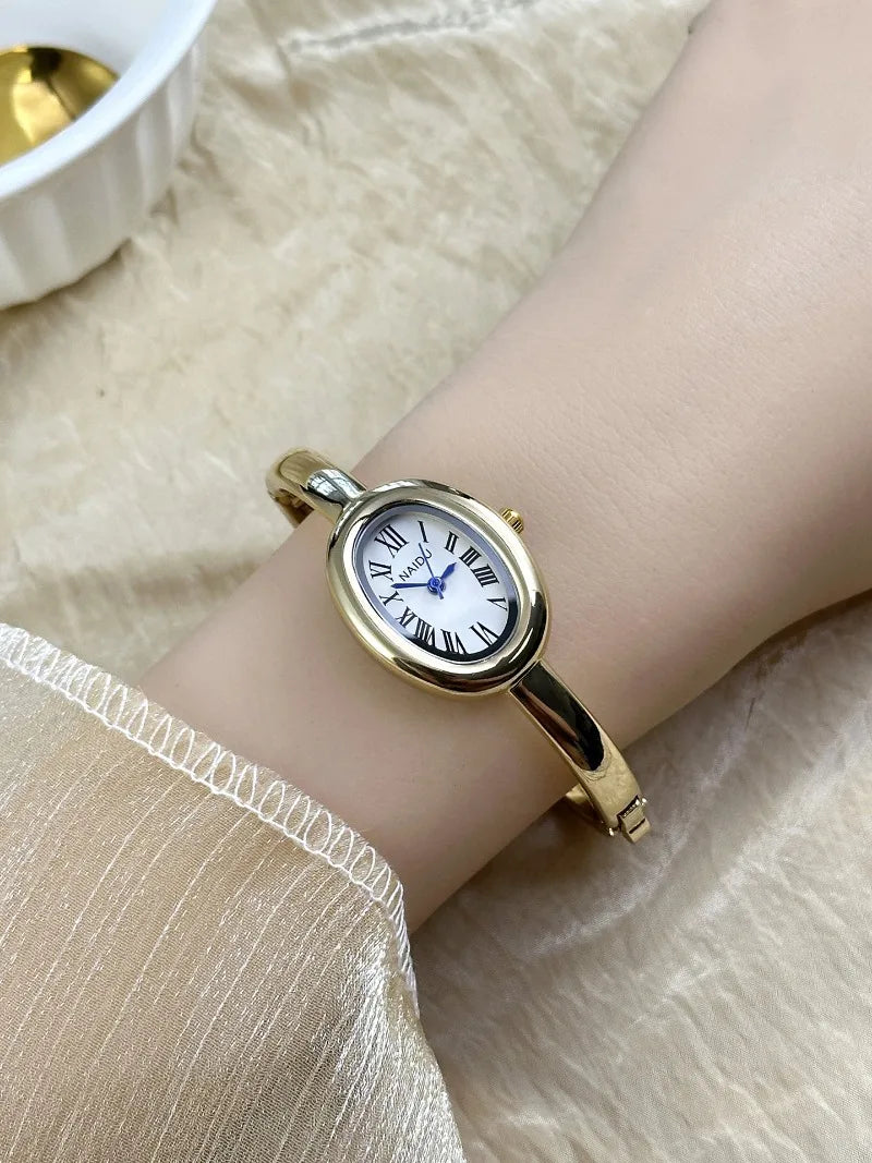 Famous Brand Bracelet Watch Stainless Steel Strap Gold Watch Fashion Small Dial Ladies Girl Gift Wristwatches Relojes Para Mujer