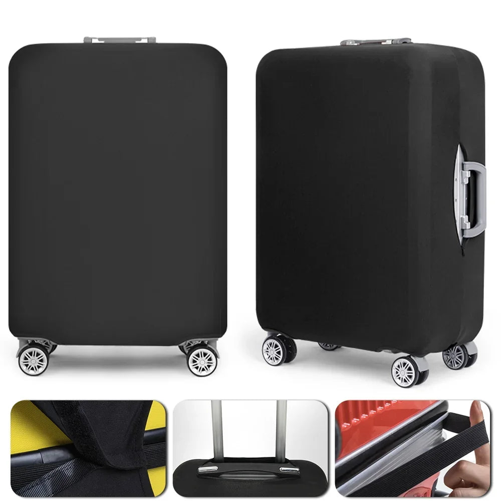 Letter Print Luggage Cover Thicker Suitcase Protective Case Trunk Case Apply Elastic Dust Case for 18" To 32" Travel Accessories