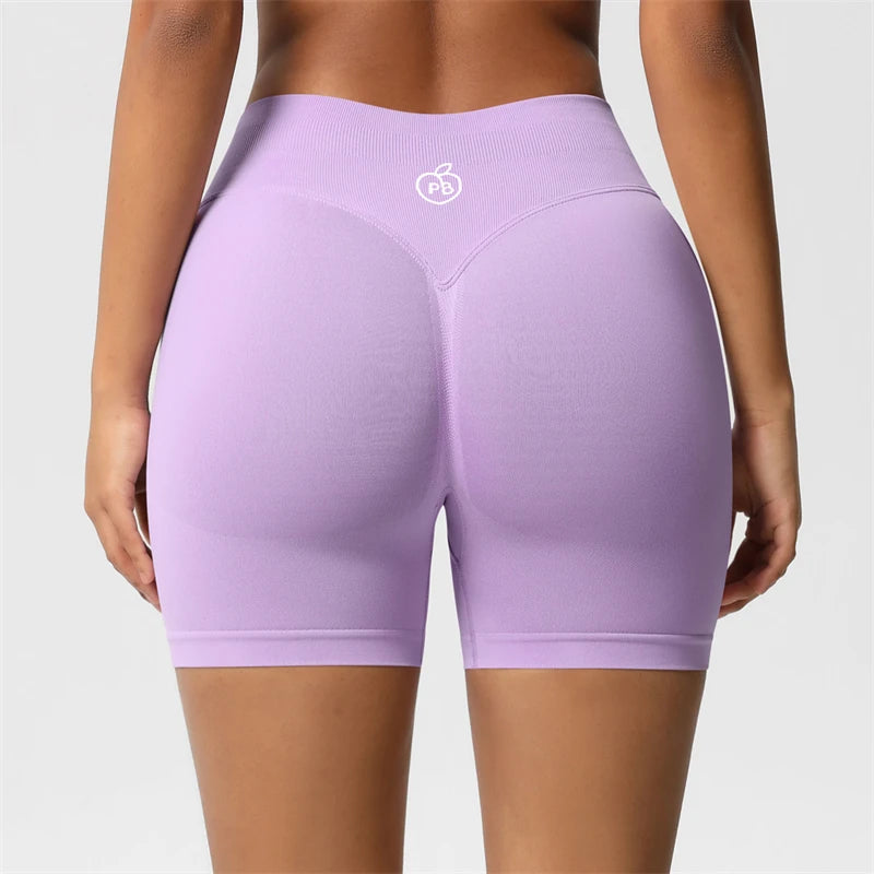 DARC·WOLVES Seamless Booty-Lift Biker Shorts — 3D Shaping Fit, High-Waist Compression for Women’s Workout & Everyday Style
