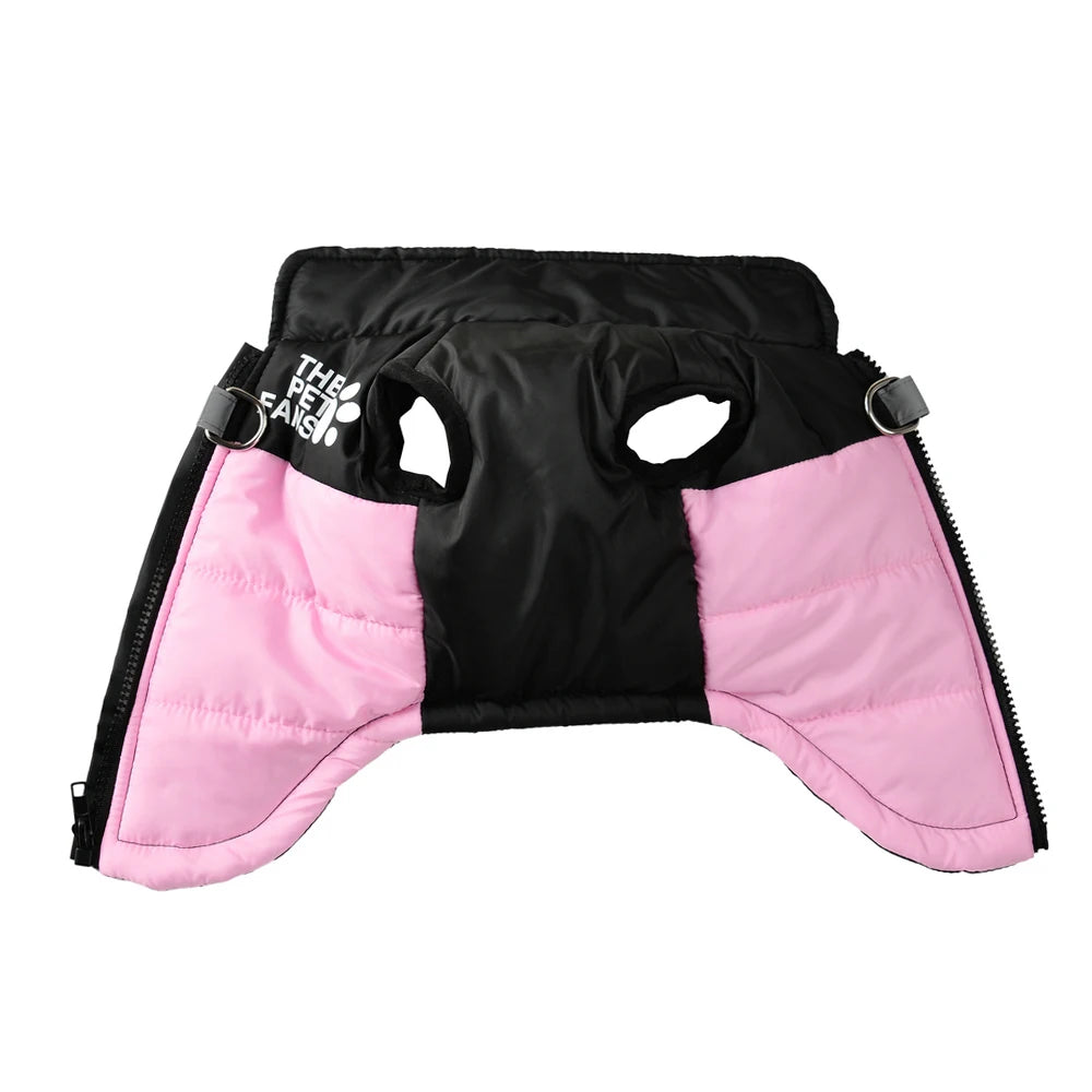 Winter Big Dog Jacket Coat Windproof Clothes For Medium Large Dogs Labrador Vest Outfits Cozy Warm Golden Retriever Pet Apparel