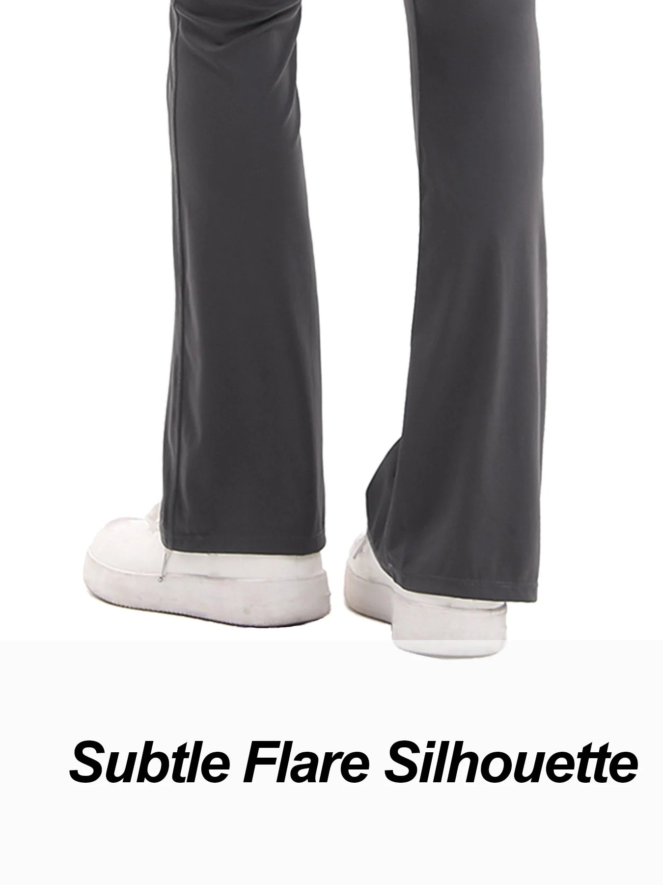 FrillFlow™ 2-Piece Yoga Set — Tummy-Control Flare Pants & Long-Sleeve Top