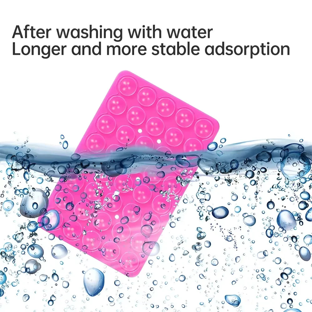 Universal Fixing Silicone Suction Mobile Phone Suction Cup Mounted Bracket Phone for iPhone Android Universal Selfies and Videos