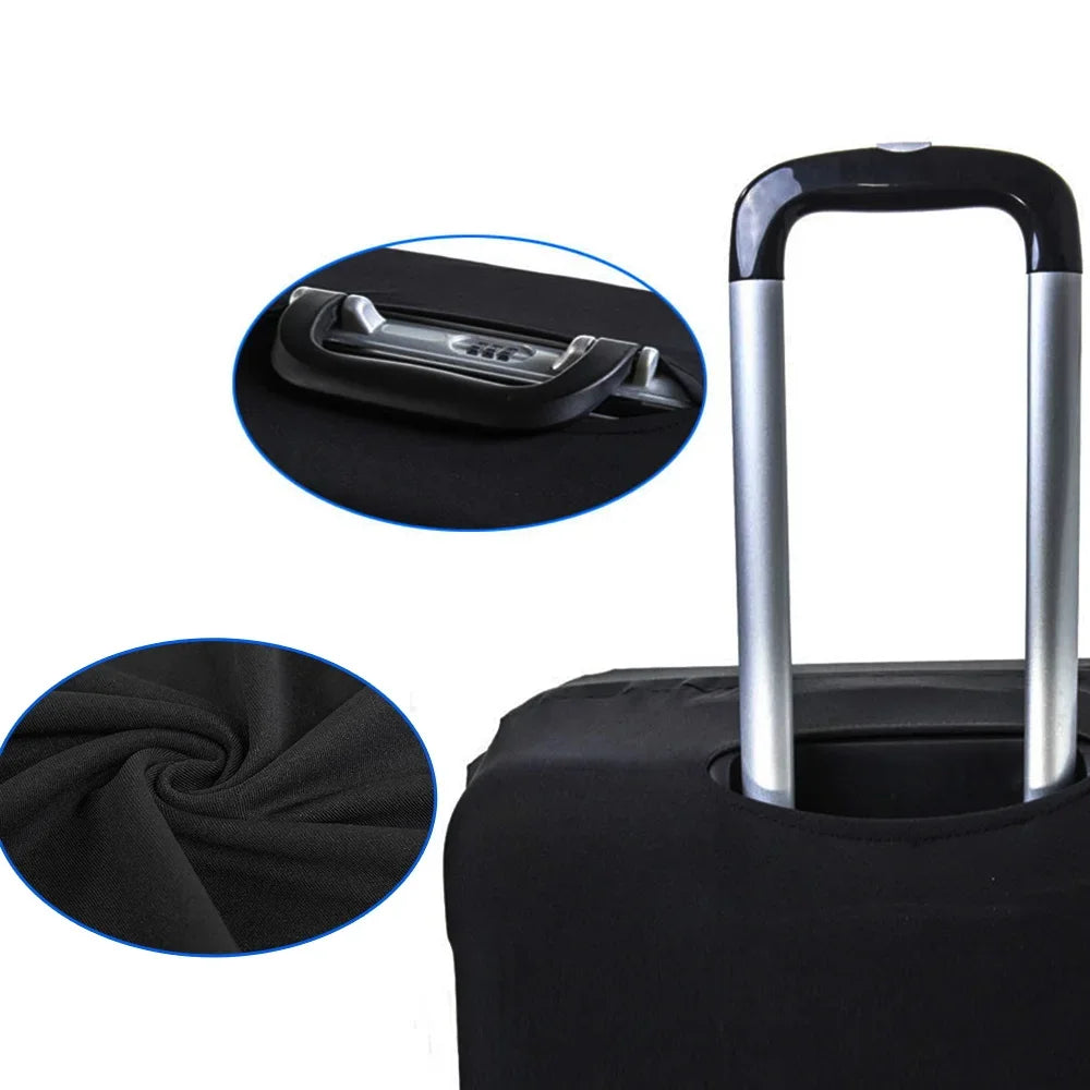 Letter Print Luggage Cover Thicker Suitcase Protective Case Trunk Case Apply Elastic Dust Case for 18" To 32" Travel Accessories