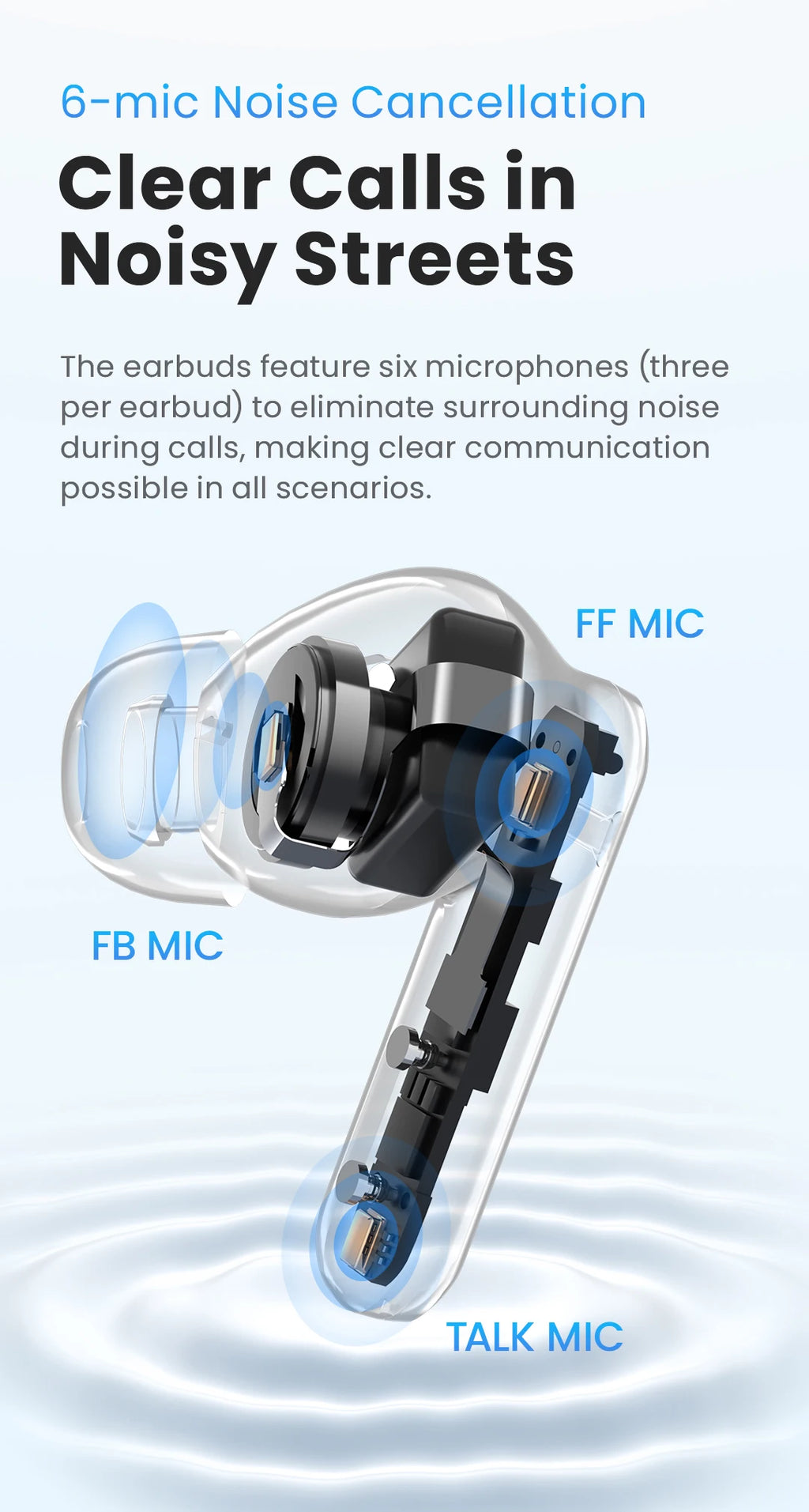 HAYLOU Mori Pro Bluetooth 5.4 Earphones | -43dB Hybrid ANC | 6-Mic AI Noise Cancellation | 35H Battery Life