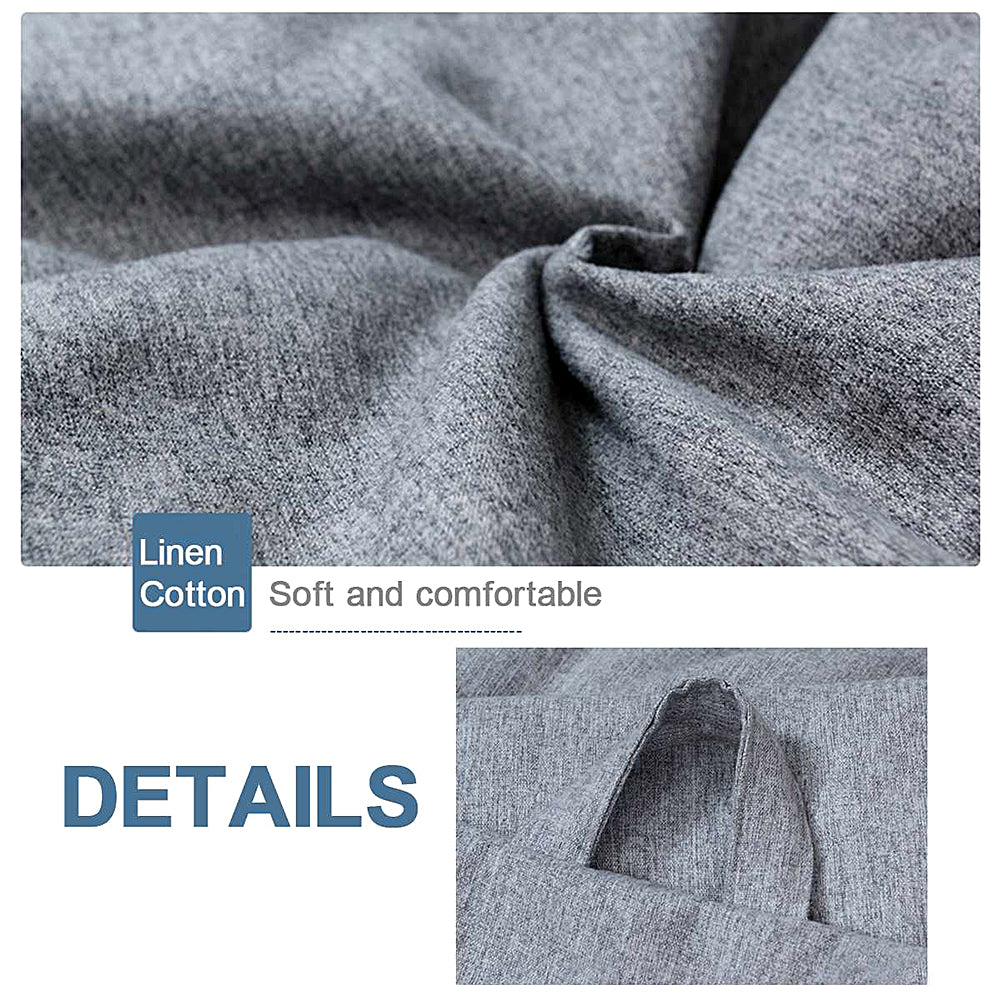 Large Small Lazy Sofa Cover Chairs Without Filler Linen Cloth Lounger Seat Bean Bag Pouf Puff Couch Tatami Living Room